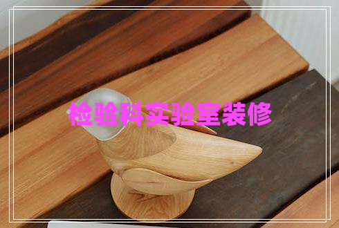 检验科实验室装修