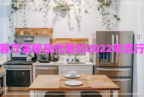 客厅装修现代简约2022年流行