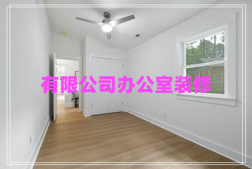 有限公司办公室装修