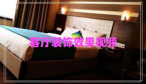 客厅装饰效果视频