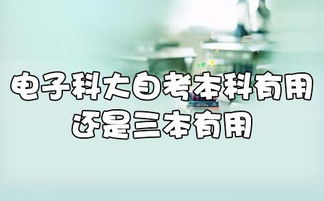 电子科技大学自考本科有用吗