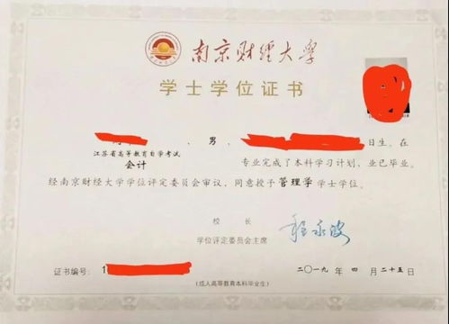 南京财经大学自考本科学位申请条件