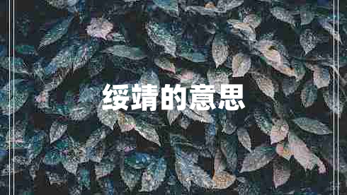 绥靖的意思