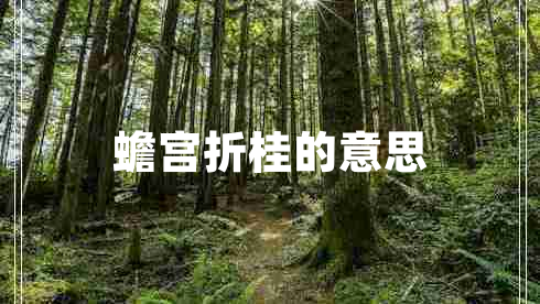 蟾宫折桂的意思