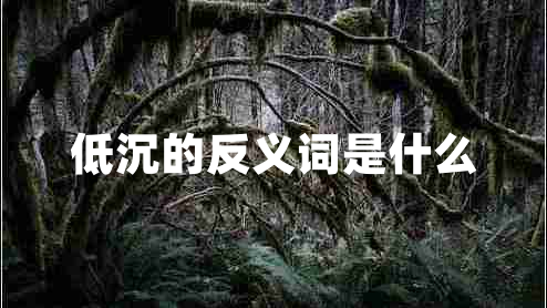 低沉的反义词是什么 低沉的反义词是什么