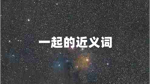 一起的近义词