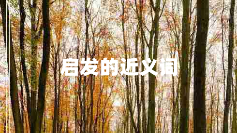 启发的近义词