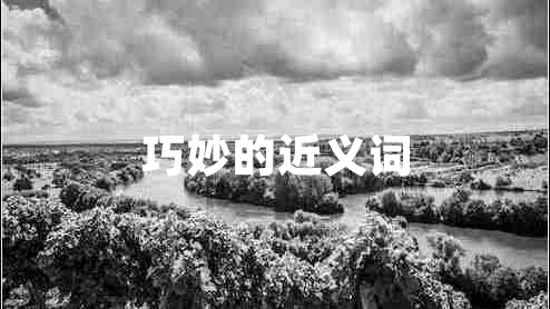 巧妙的近义词