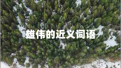 雄伟的近义词语