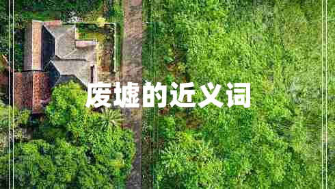 废墟的近义词