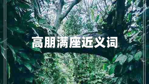 高朋满座近义词