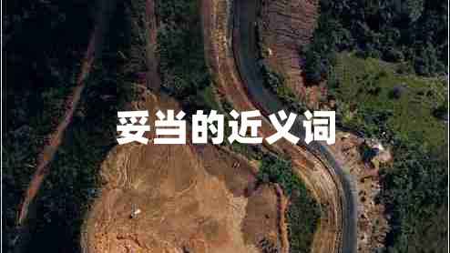 妥当的近义词