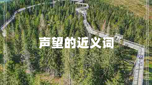 声望的近义词