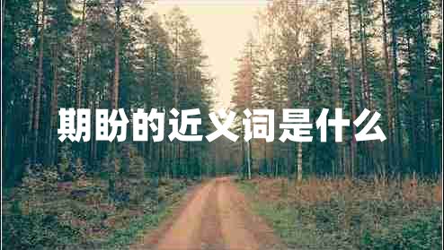 期盼的近义词是什么