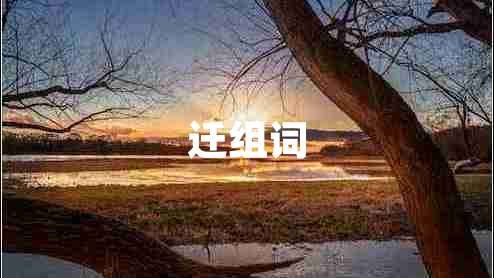 迁组词
