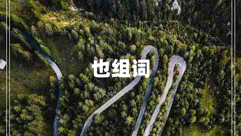 也组词