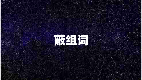 蔽组词