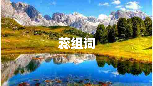 蕊组词