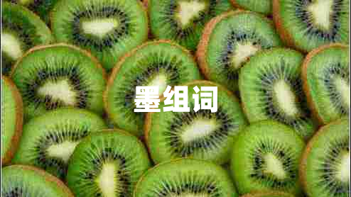 墨组词