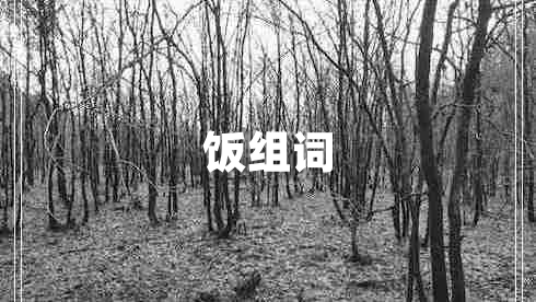 饭组词