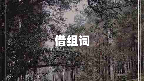 借组词