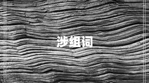 涉组词
