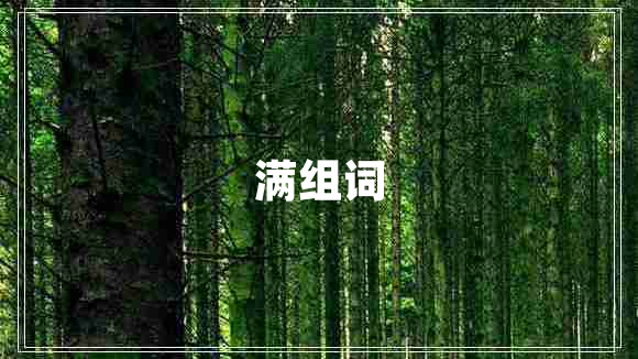 满组词