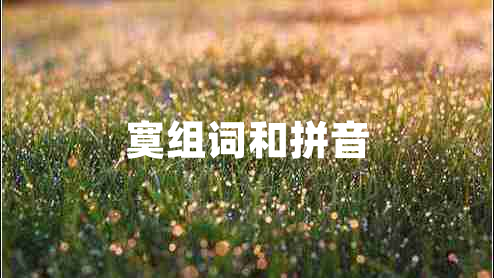 寞组词和拼音