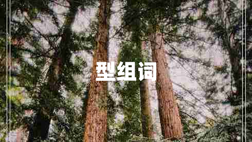 型组词
