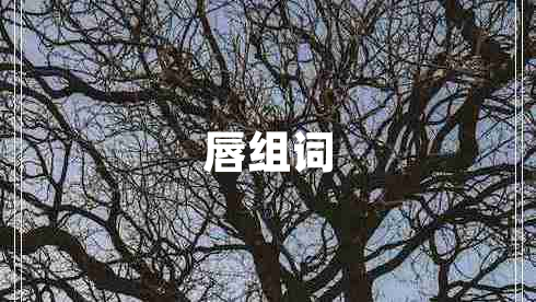 唇组词