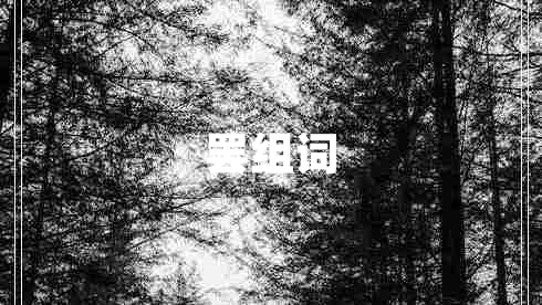 罢组词