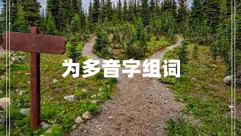 为多音字组词