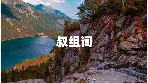 叔组词