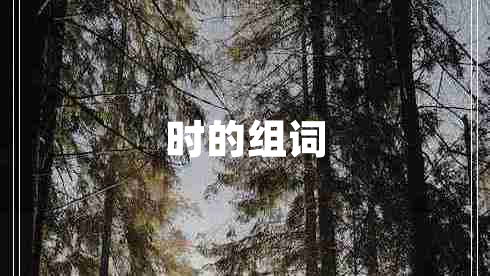 时的组词 时的组词