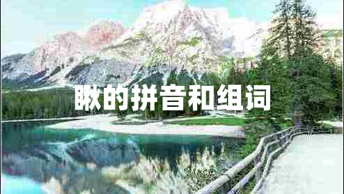 瞅的拼音和组词
