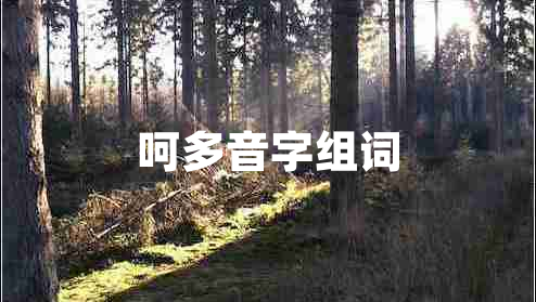 呵多音字组词