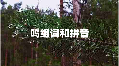 呜组词和拼音