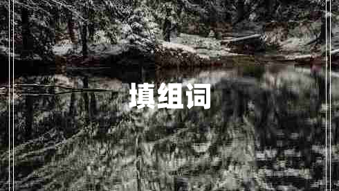填组词