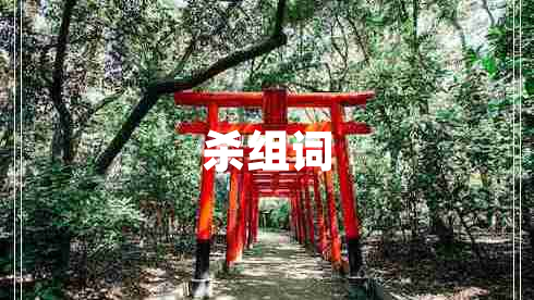 杀组词