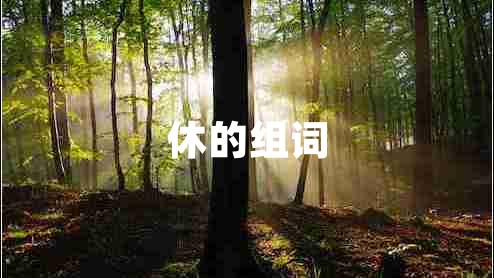 休的组词