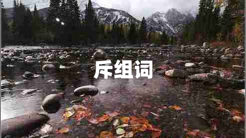 斥组词