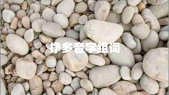 挣多音字组词