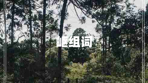 岖组词