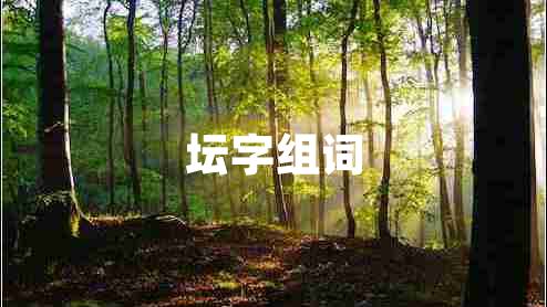 坛字组词