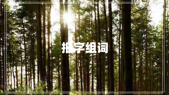 报字组词