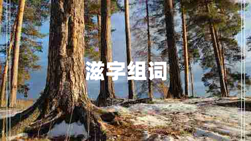 滋字组词