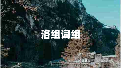 洛组词组