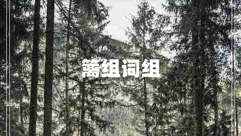 篱组词组
