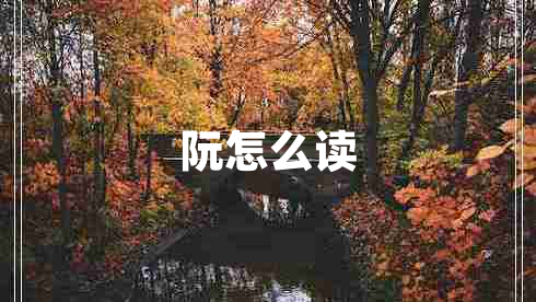 阮怎么读 阮怎么读