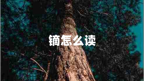 镝怎么读